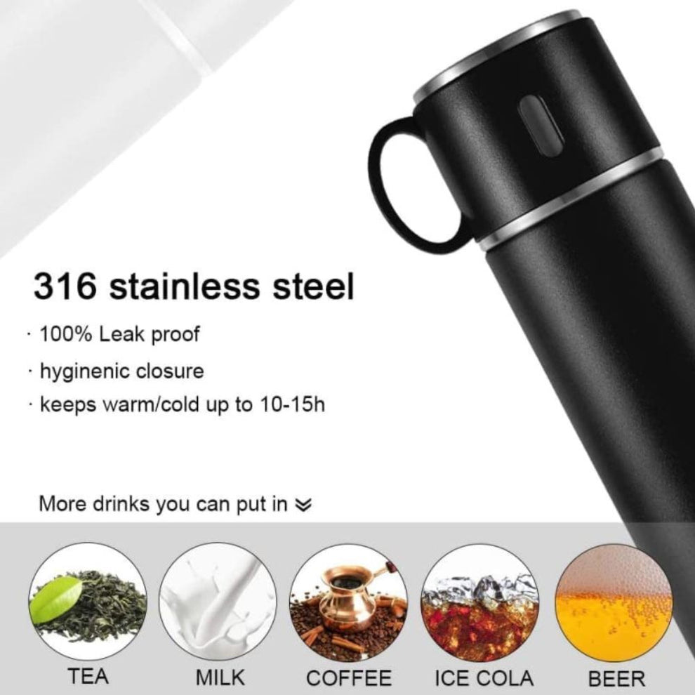 500ml Thermos with Cups