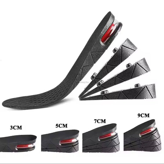 Foot Height Increase Insole With Air Cushion Adjustable Shoe