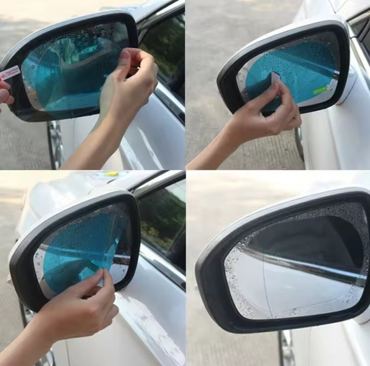 2-Piece Anti-Fog Mirror Film