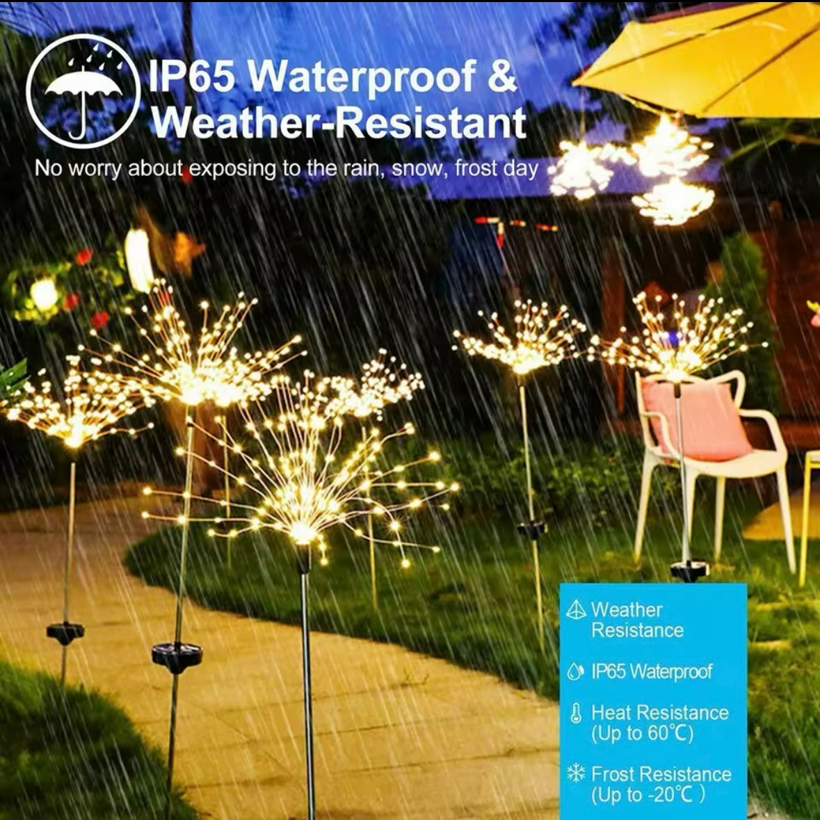Solar Firework Garden Lights