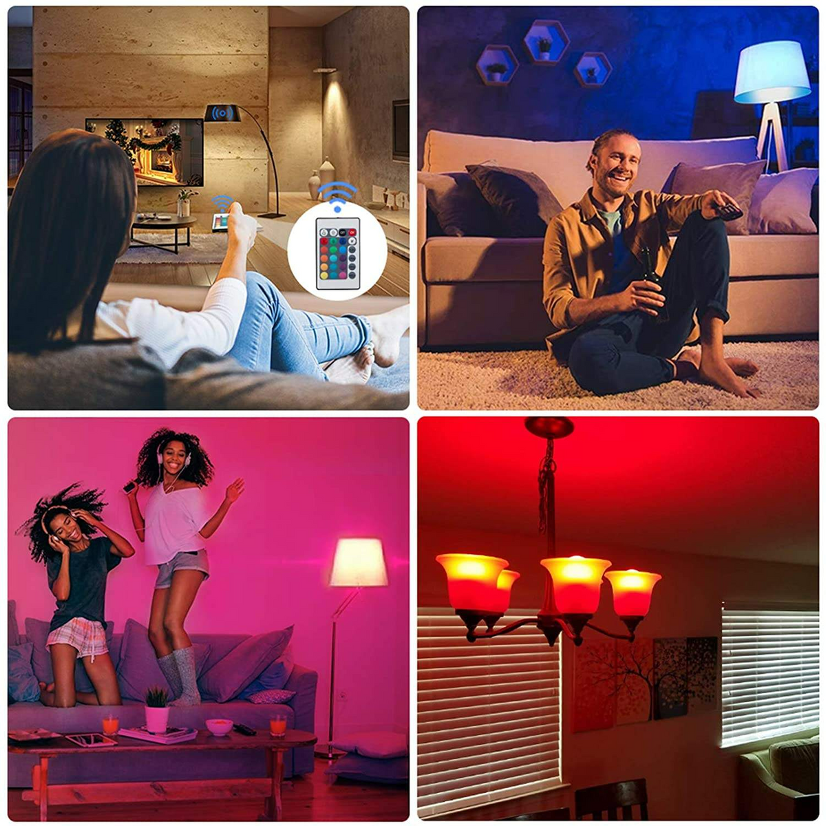 Color Changing RGB LED Bulb Lamp Light