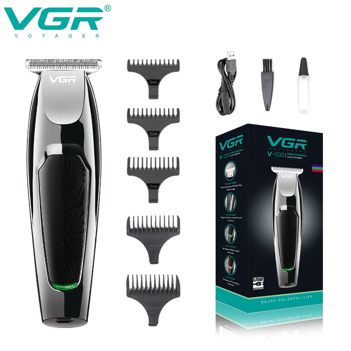 VGR Beard & Hair Trimmer