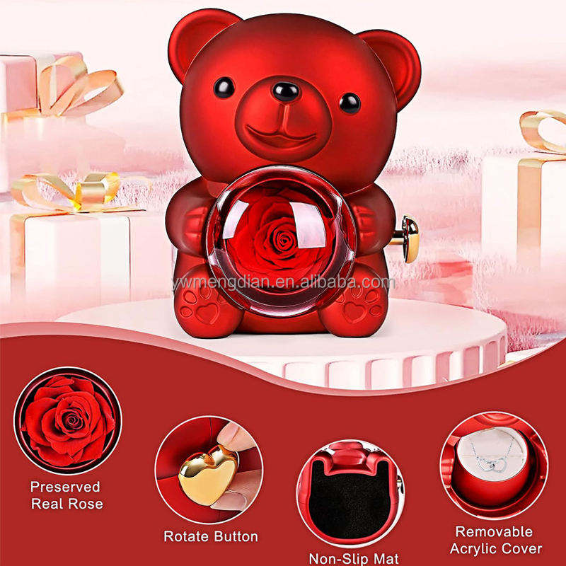 Eternal Rose Bear Box