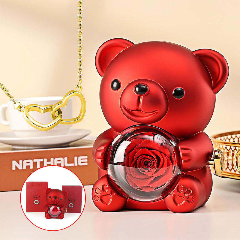 Eternal Rose Bear Box