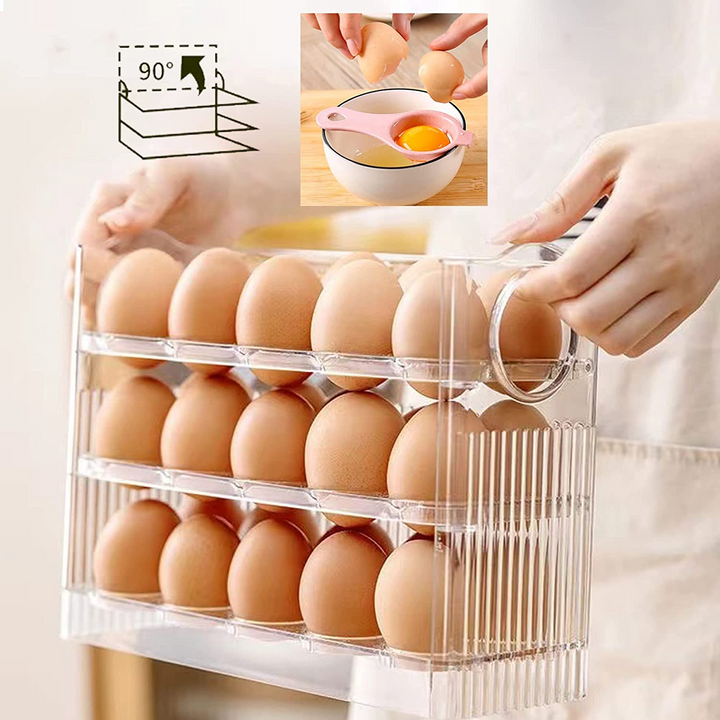 3-Layer Refrigerator Egg Holder