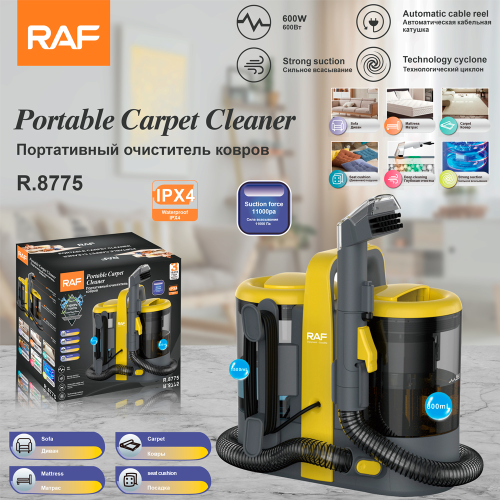 RAF R8775 UV Sanitizing Vacuum