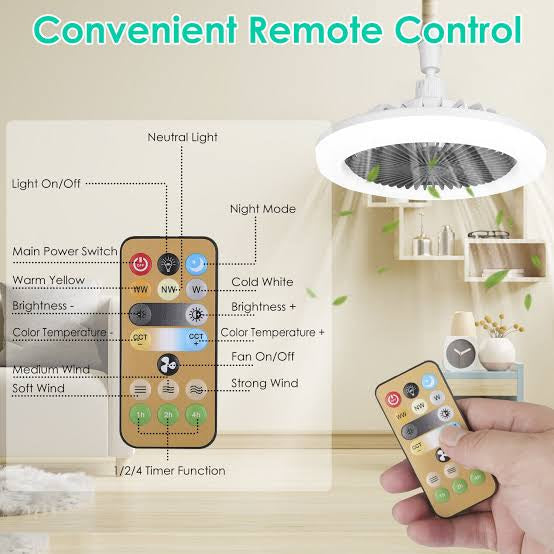 Socket Fan Light