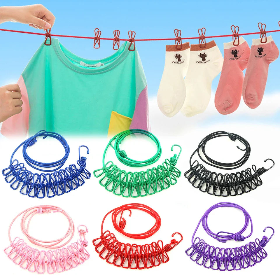 Elastic Travel Clothesline
