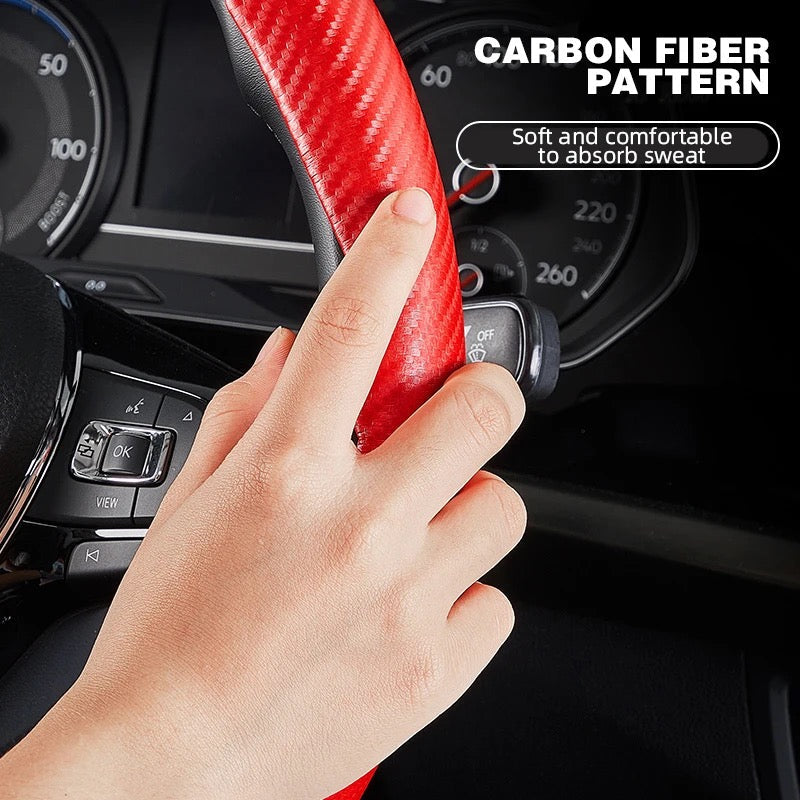 Carbon Fiber Steering Wheel Cover
