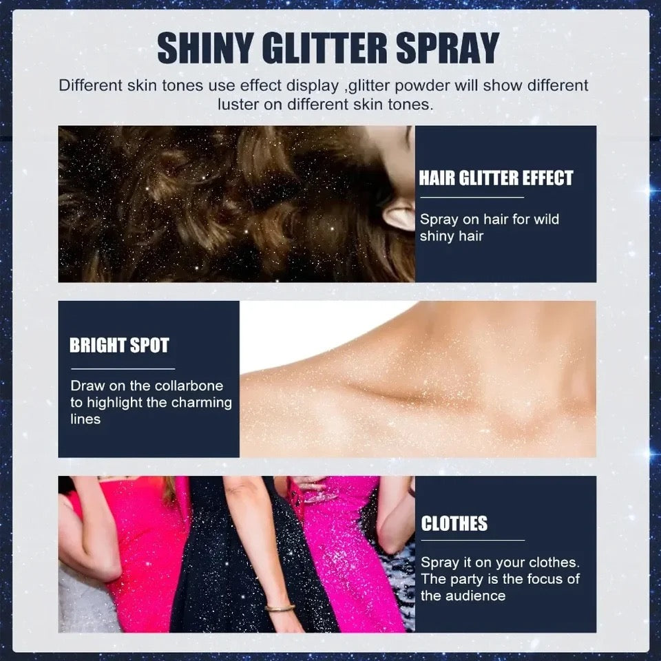 Body & Hair Glitter Spray