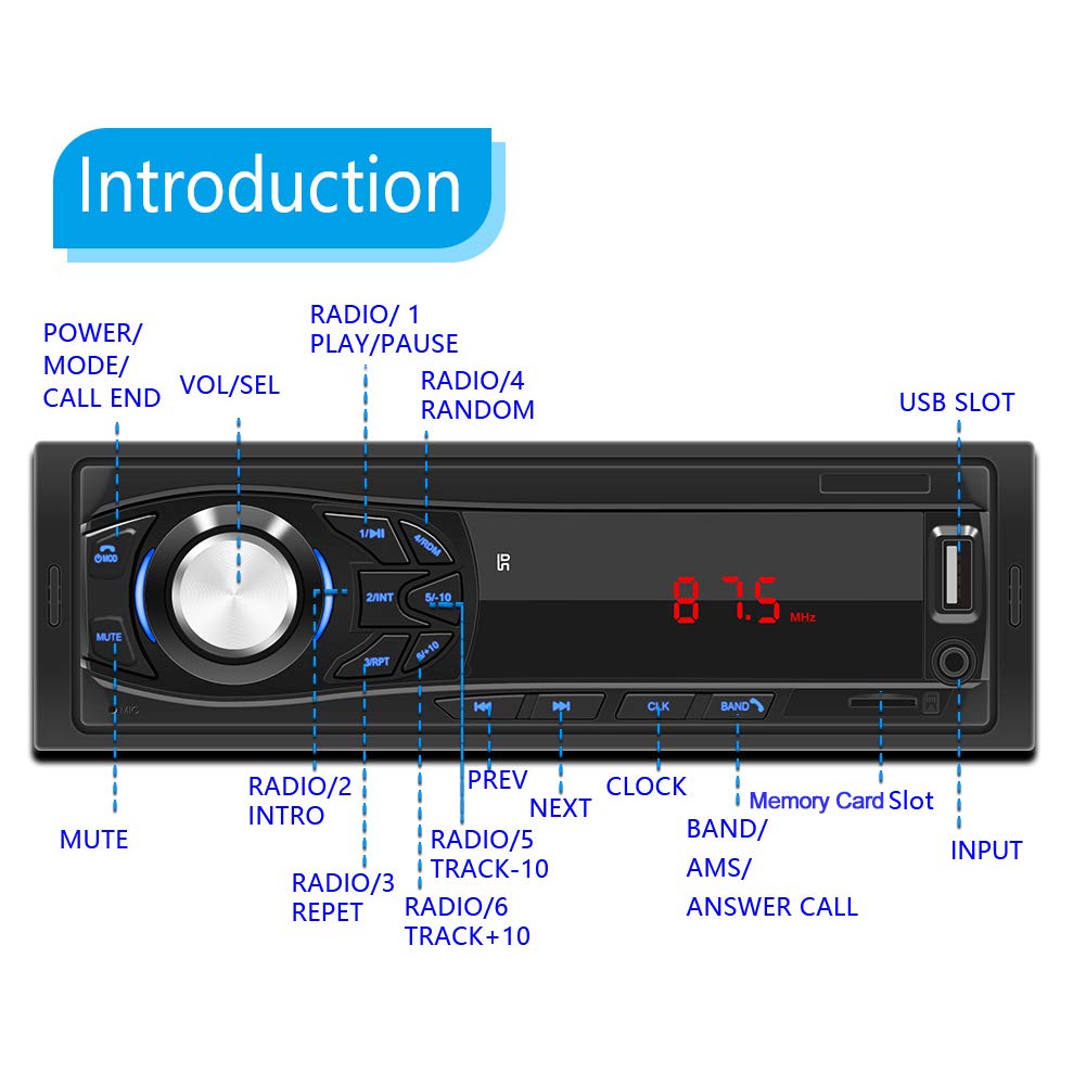 Bluetooth Car Radio