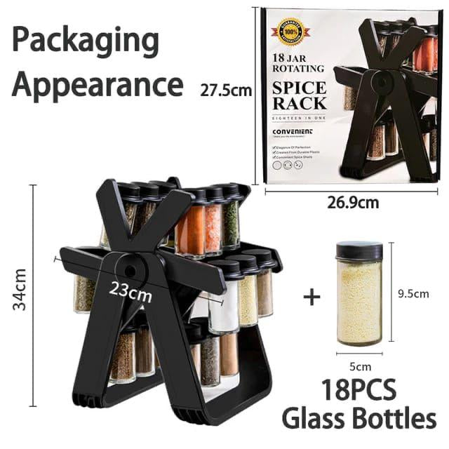 18-Jar Rotating Spice Rack
