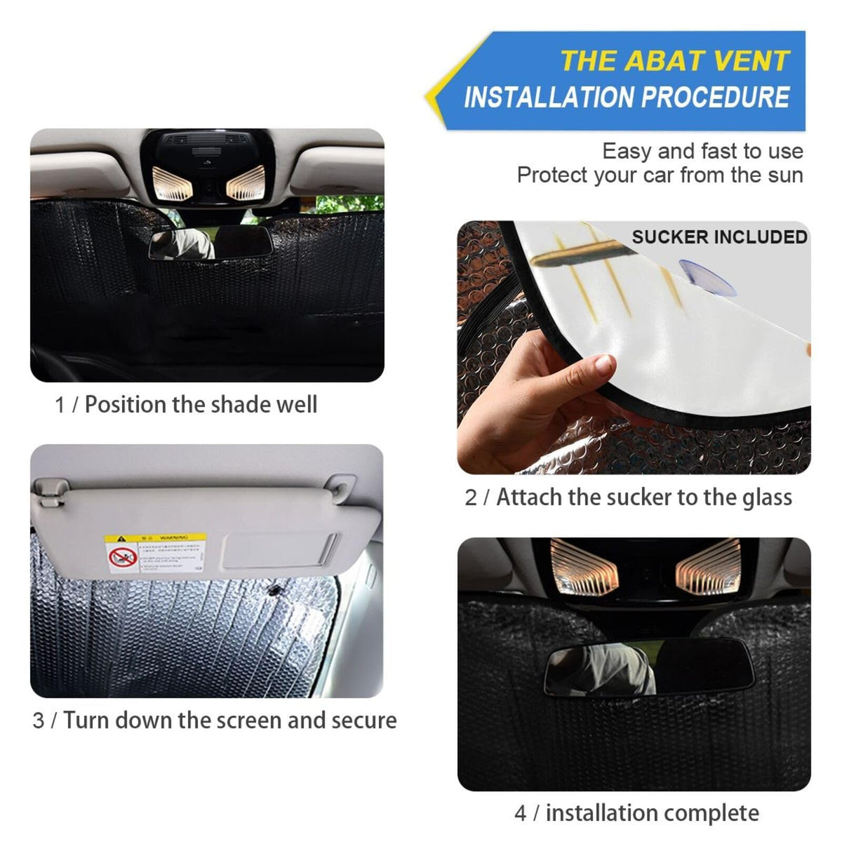 60x130cm Car Windshield Sunshade