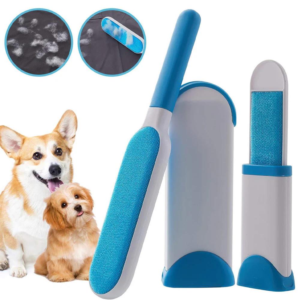Double-Sided Pet Hair Remover Brush