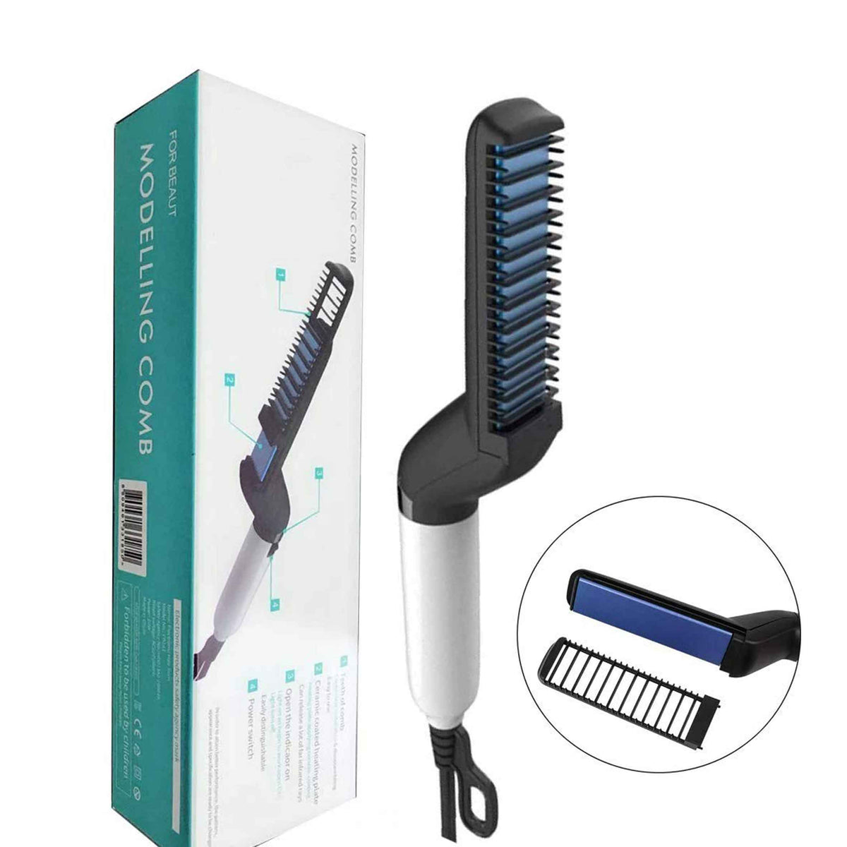 10W Electric Beard & Hair Straightener