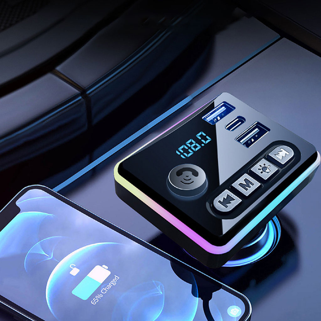 Bluetooth 5.0 Car FM Transmitter