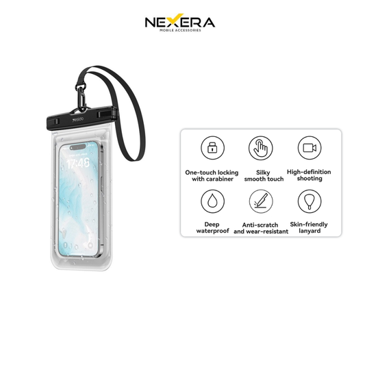 NEXERIA Touch Control Transparent Waterproof Bag NX-WPC01