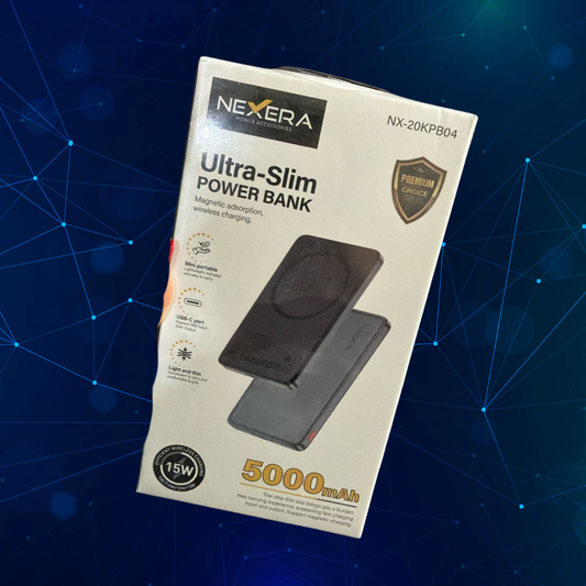 Nexera Powerbank Ultra Slim 15W 5000MAH