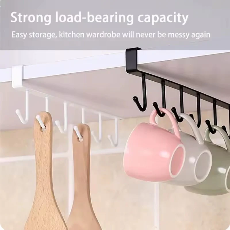 6-Hook Stainless Steel Organizer