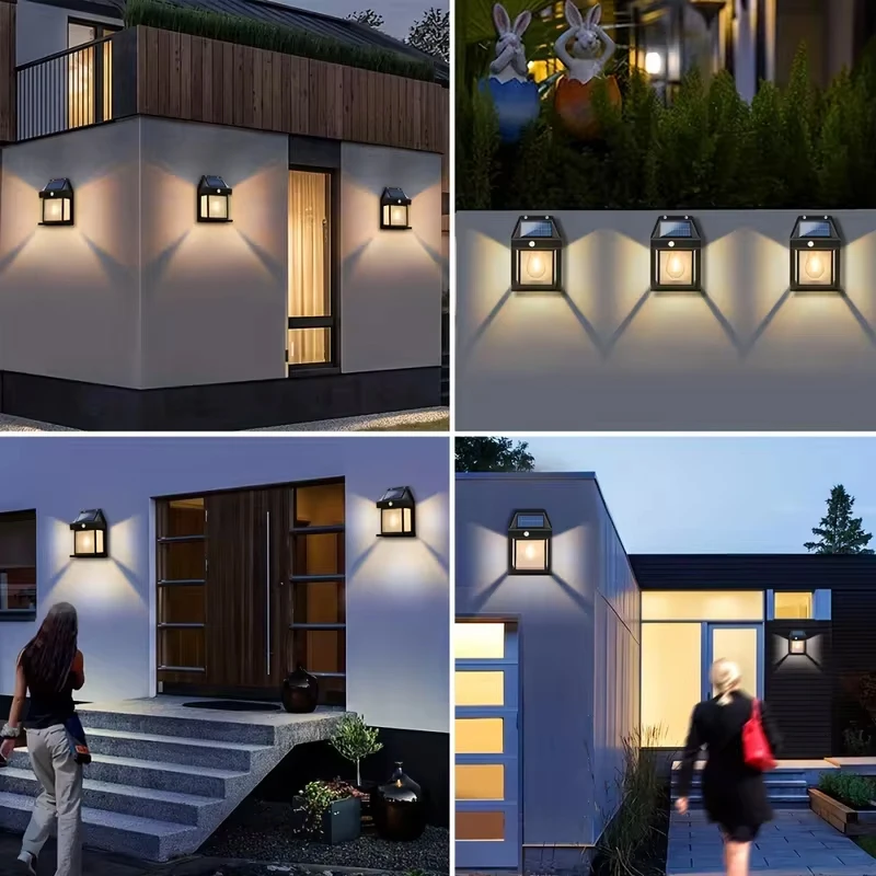 Solar Motion Sensor Wall Light