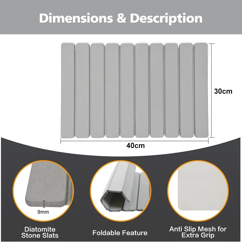 Foldable Stone Drying Mat