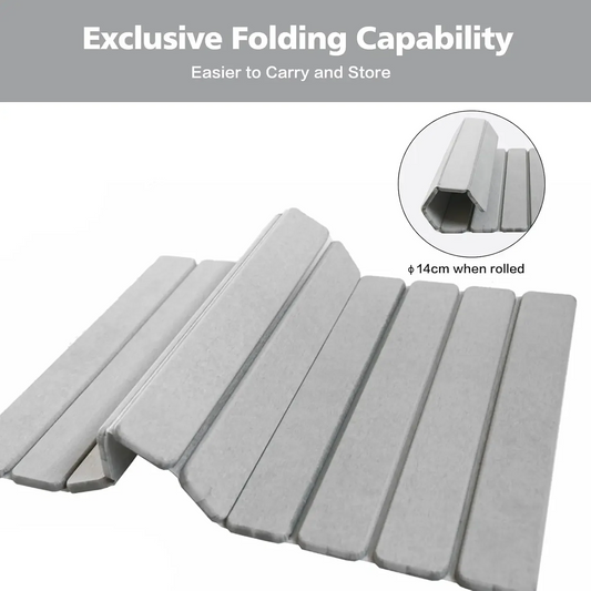 Luxury Foldable Stone Drying Mat Anti Slip Bathroom/Kitcheniuv