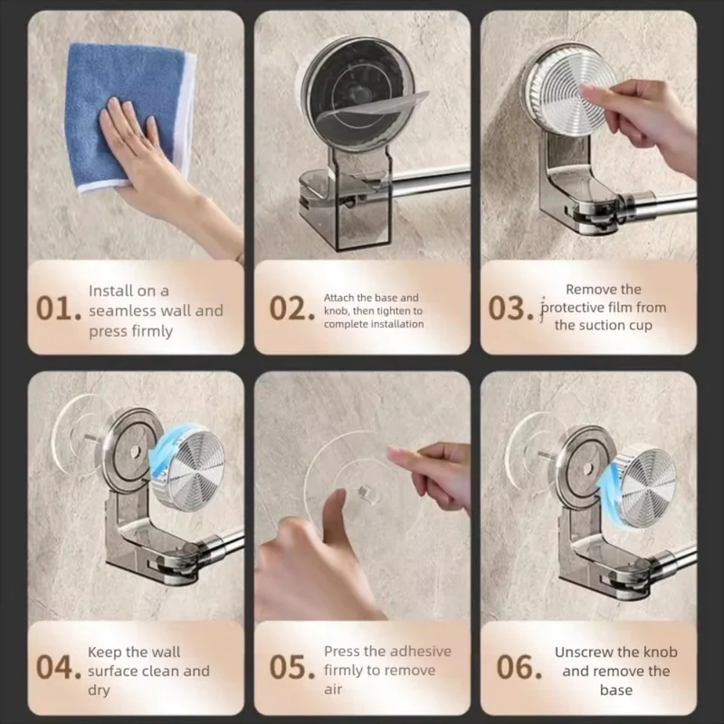 Rotating Suction Hook Hanger