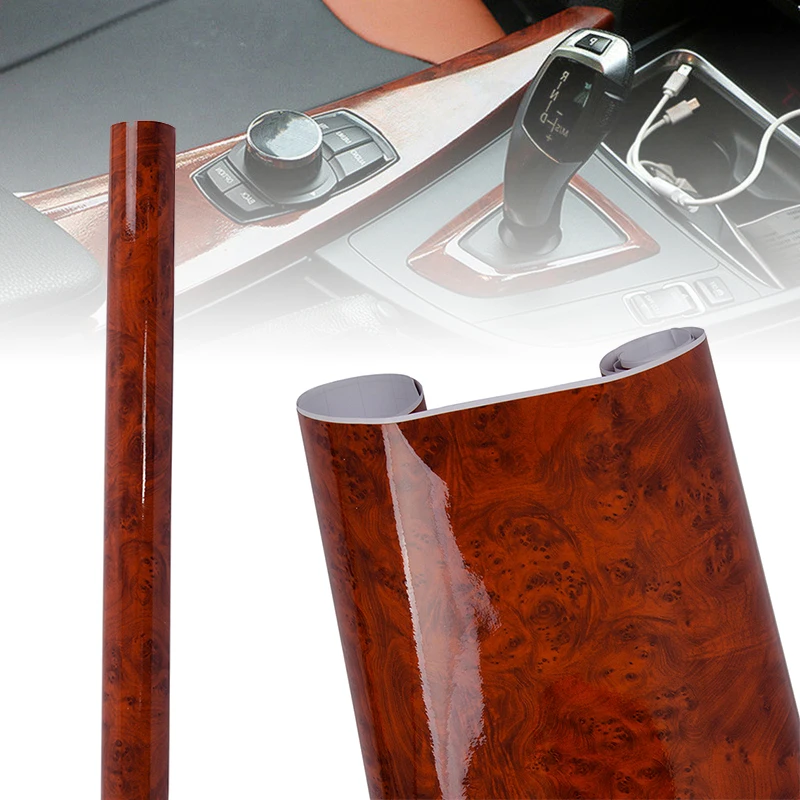 Wood Grain Car Wrap