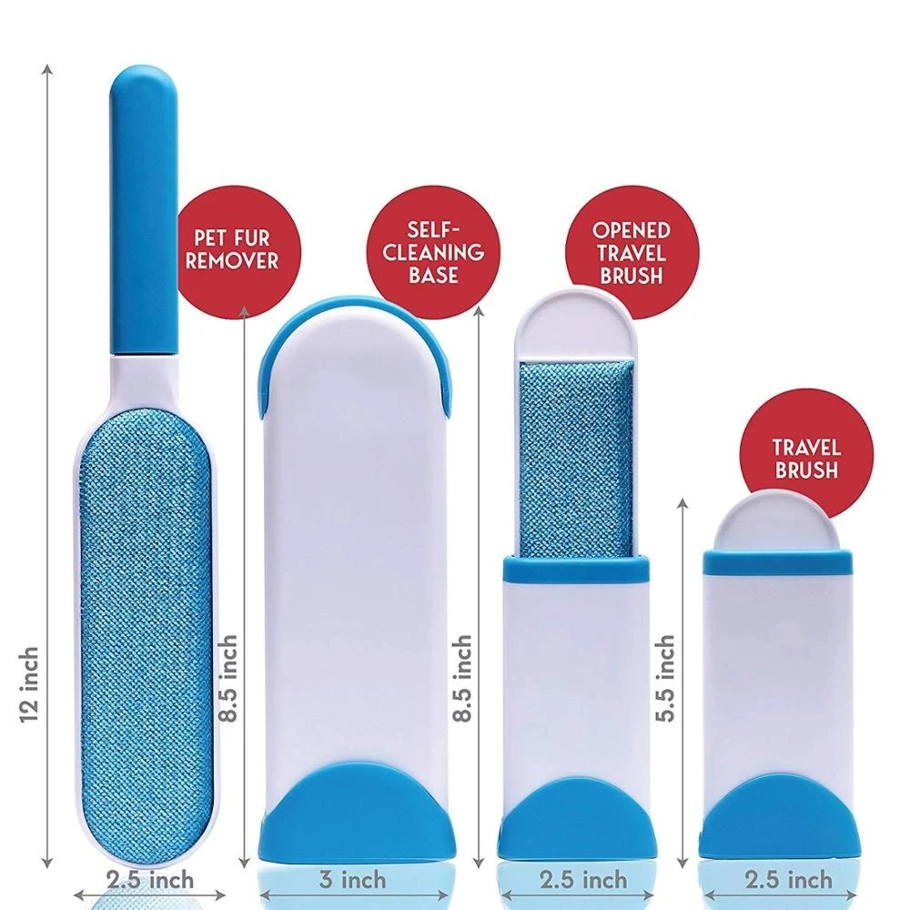 Double-Sided Pet Hair Remover Brush