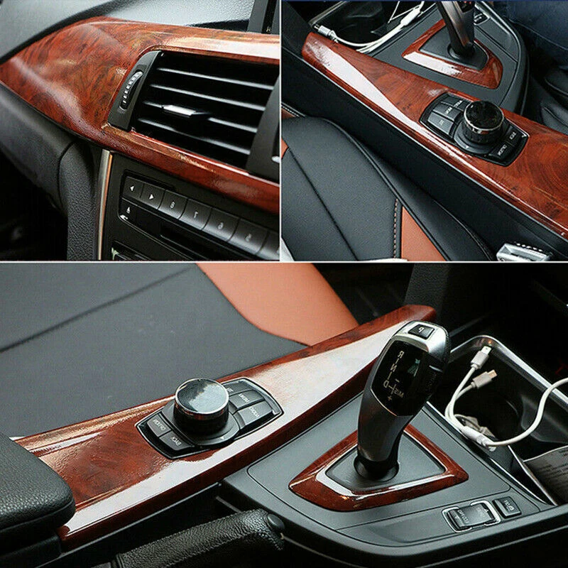 Wood Grain Car Wrap