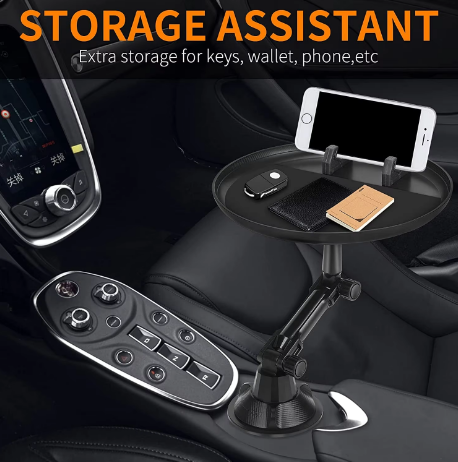 Adjustable Car Tray & Phone Holder