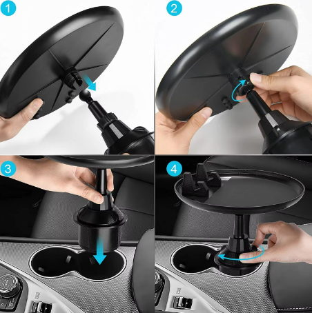 Adjustable Car Tray & Phone Holder