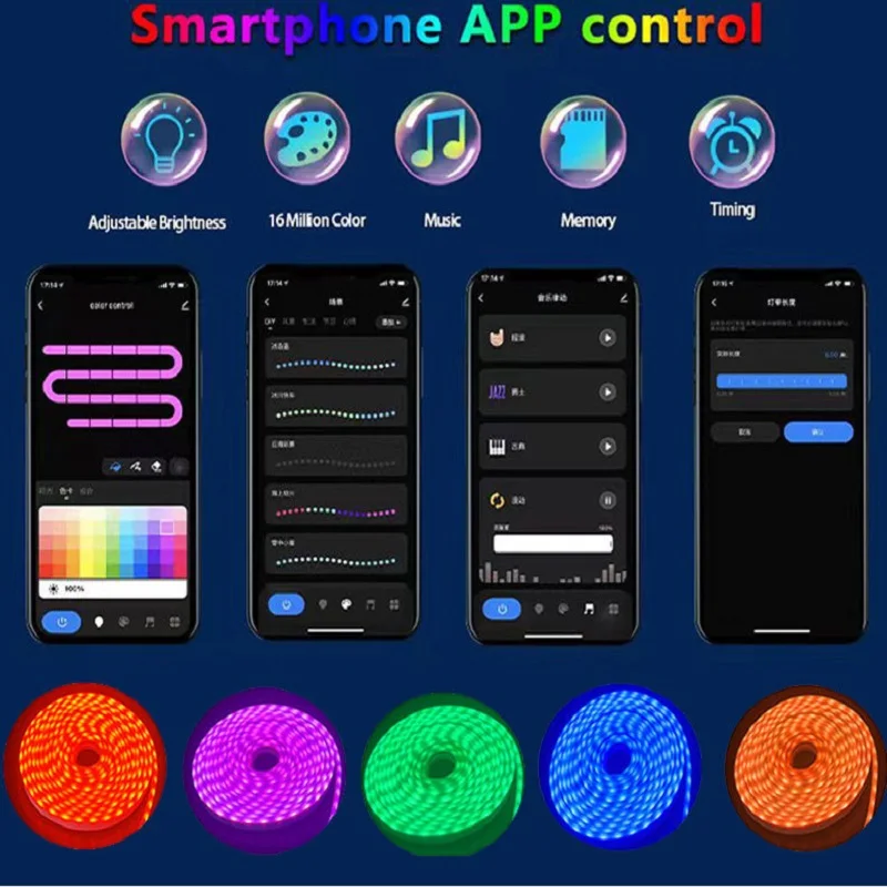 5m RGBIC Neon Rope Light