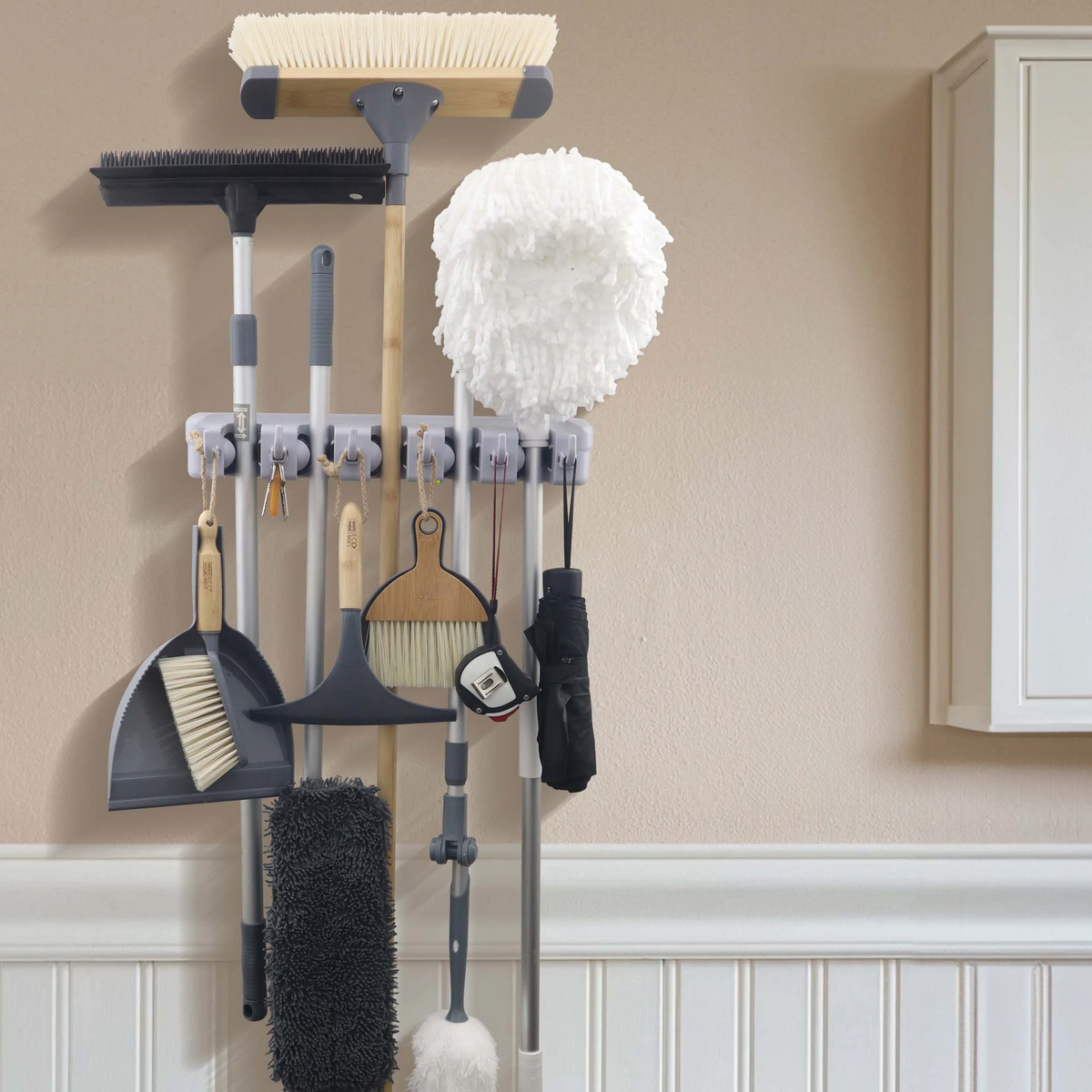 Broom and Mop Holder