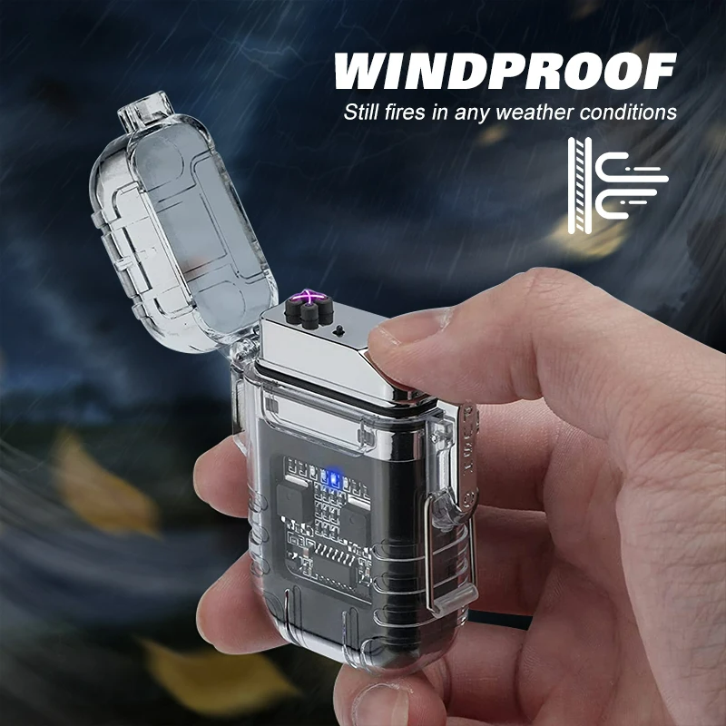 Waterproof Dual-Arc Electric Lighter