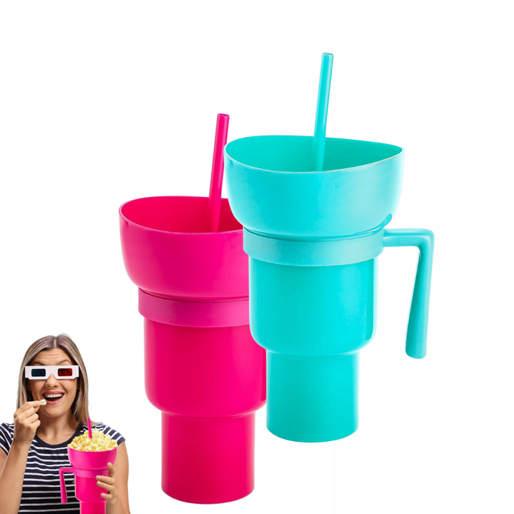 2-in-1 Snack Cup Tumbler