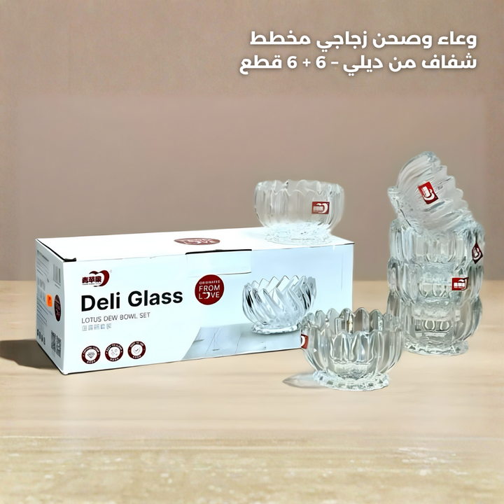 DELI 12-Piece Glass Set