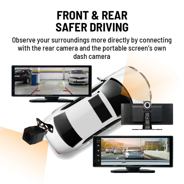 CarPlay Stereo with 4K Dashcam