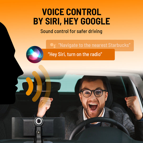 CarPlay Stereo with 4K Dashcam