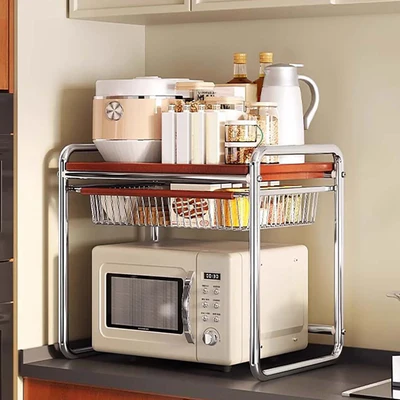 2-Tier Microwave Shelf