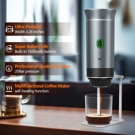 Portable Wireless Electric Coffee Machine Maker