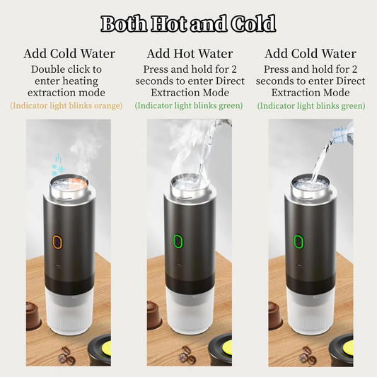 Portable Wireless Electric Coffee Machine Maker