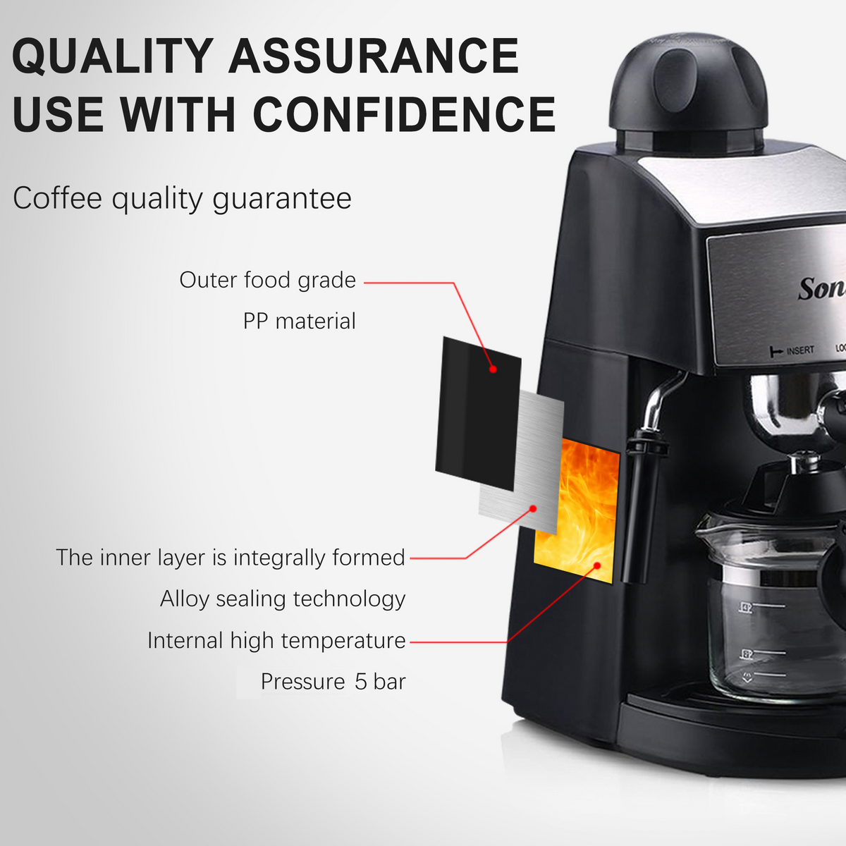 SONIFER Espresso Maker