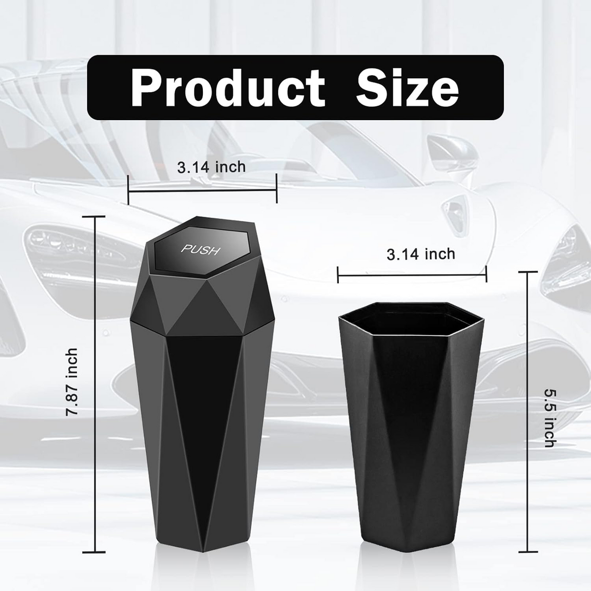 Car Trash Can