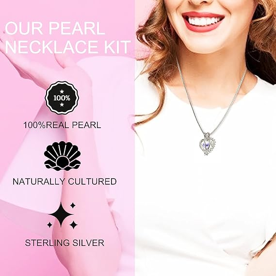 Wish Pearl Necklace Kit,Mysterious Oyster