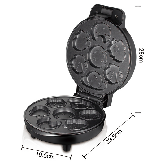 RAF 1000W Electric Cake Maker Multi Shape Cookie Maker R2218