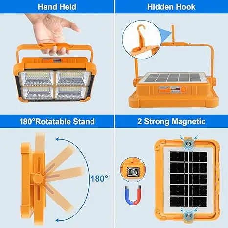 The IP66 work light has LED