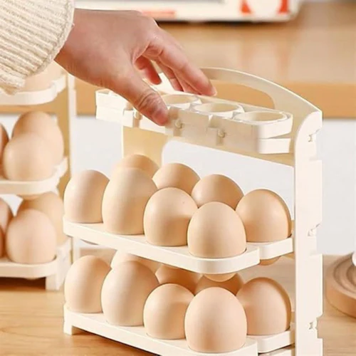 Modern Egg Storage Rack Organizer