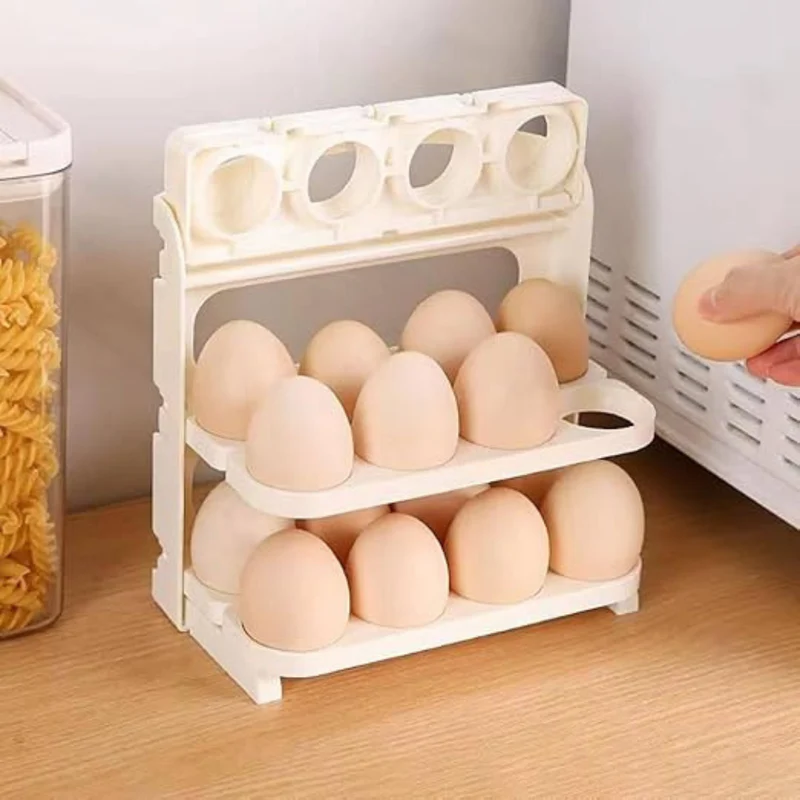 Modern Egg Storage Rack Organizer