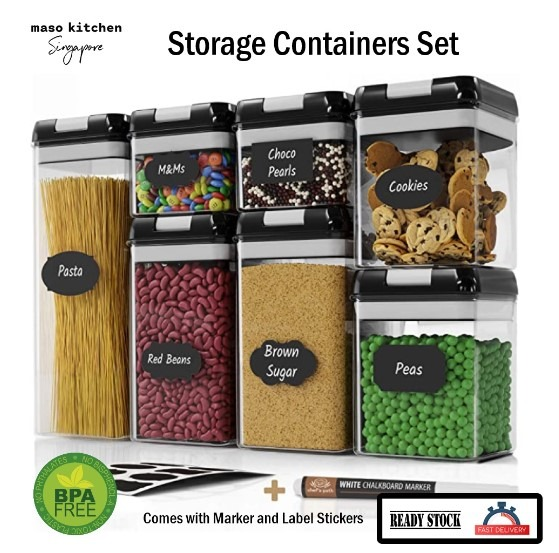 7-Piece Airtight Food Container Set